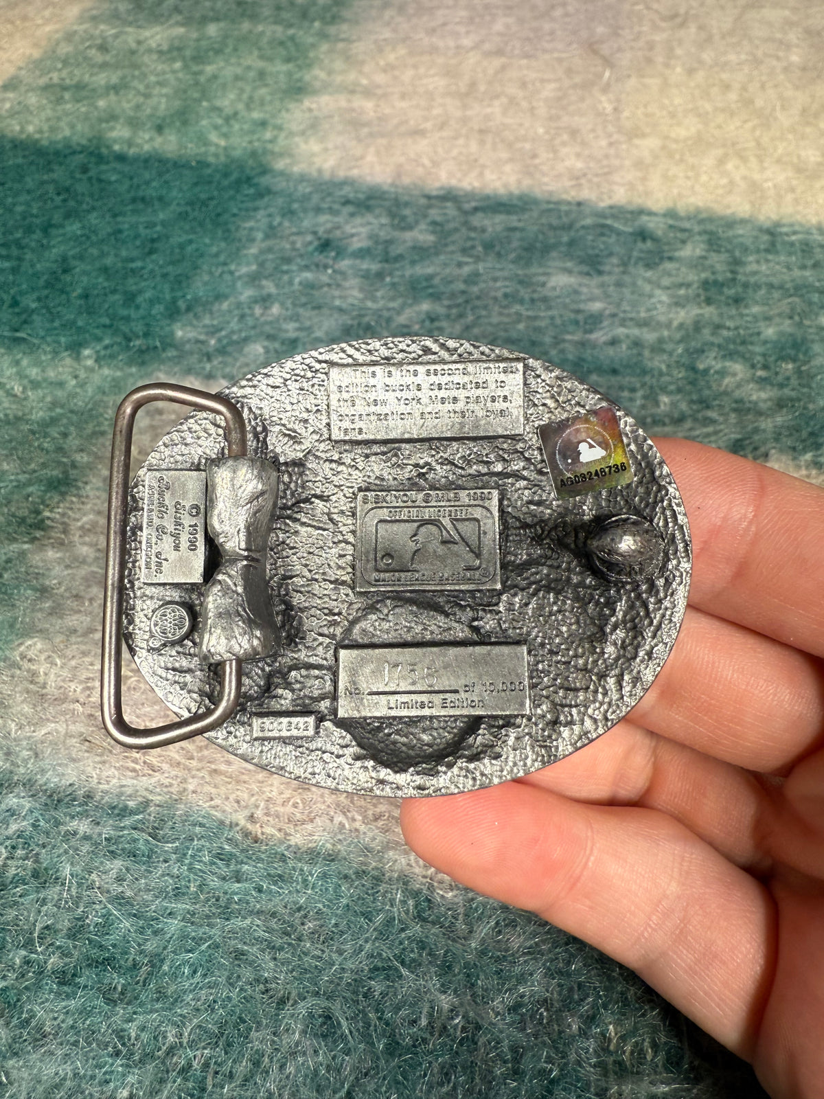 Vintage New York Mets Belt Buckle