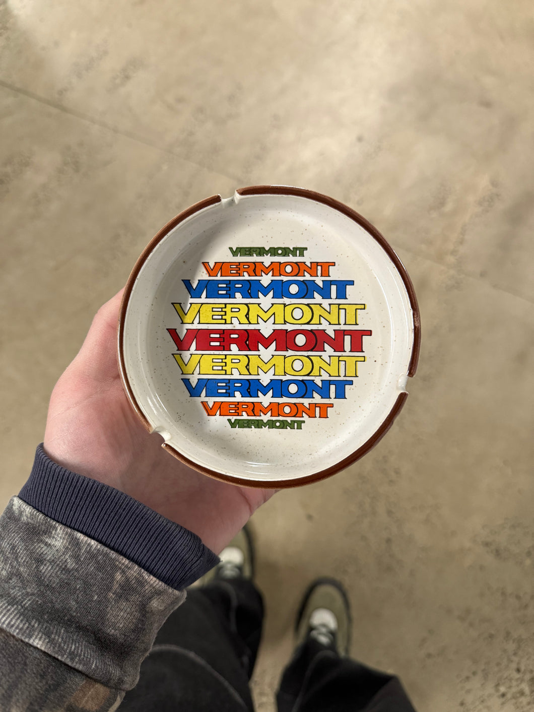 Vintage Vermont Ash Tray