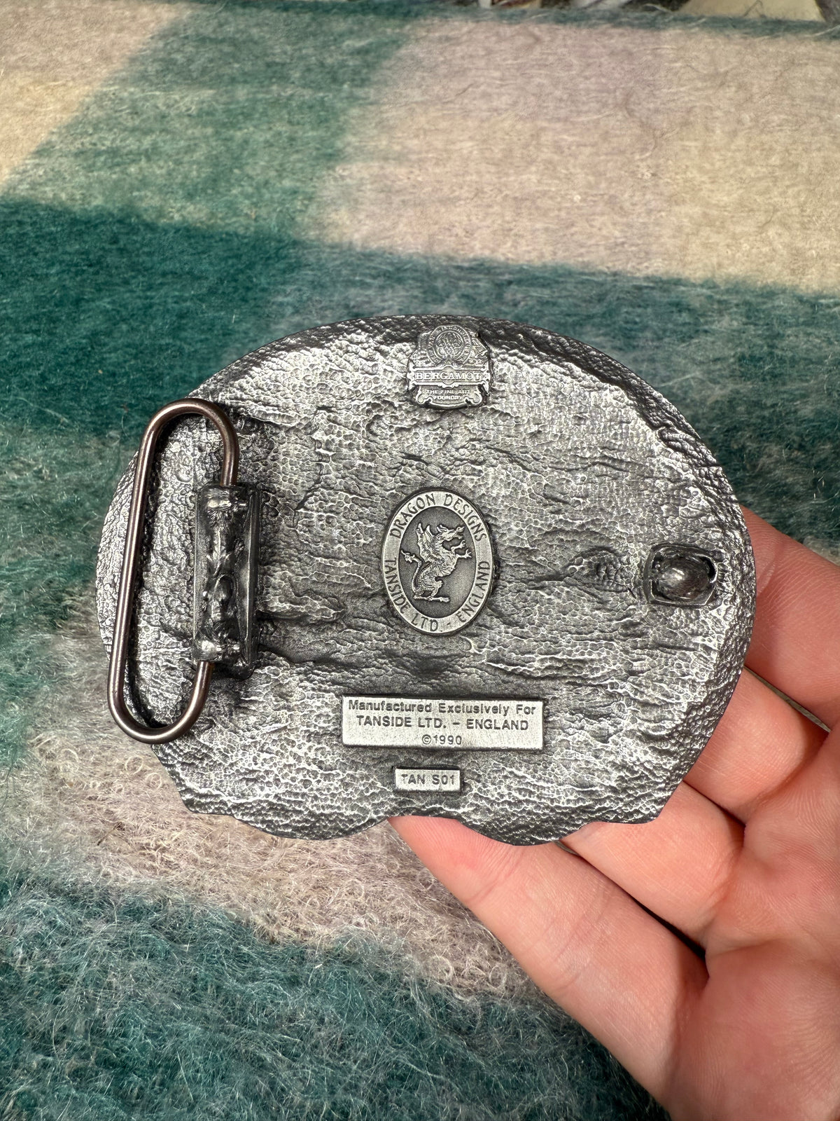 Vintage King of the Road Lone Trucker Belt Buckle