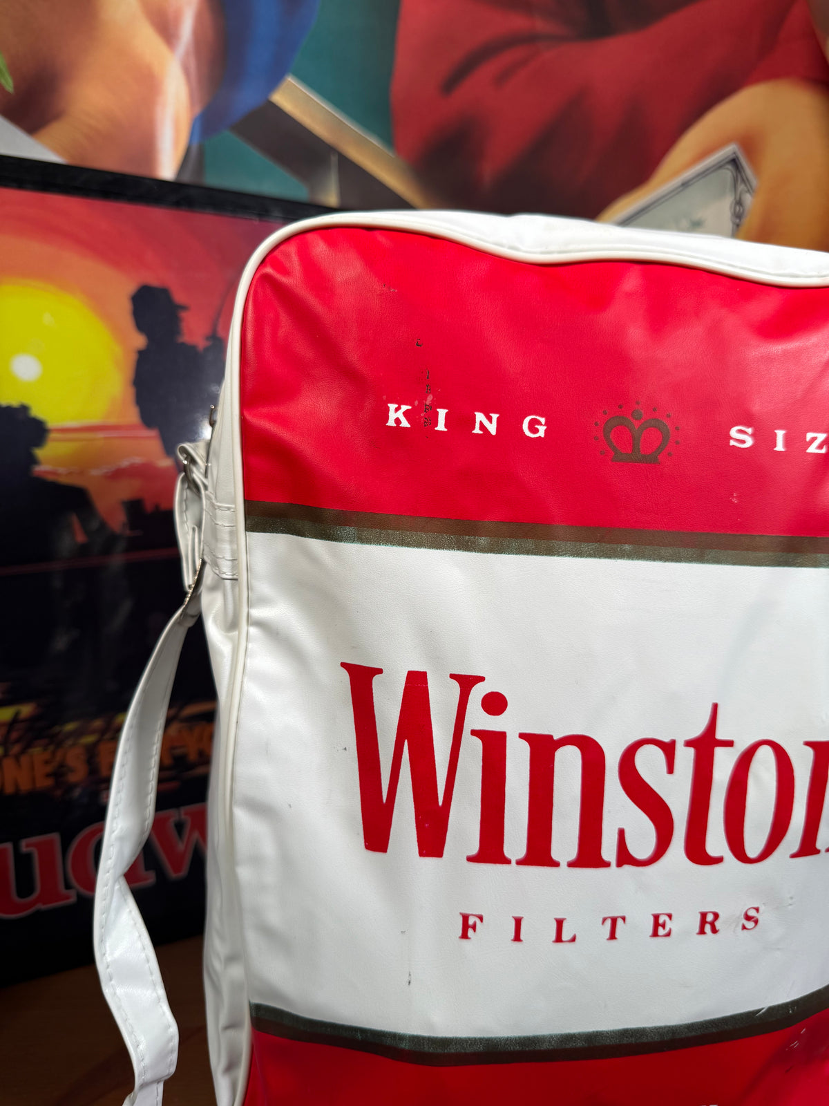 Vintage Camel/Winston Pack Shoulder Bag