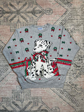 Load image into Gallery viewer, Vintage 80s Dalmatian Christmas Sweater by Karen Blake (WS)
