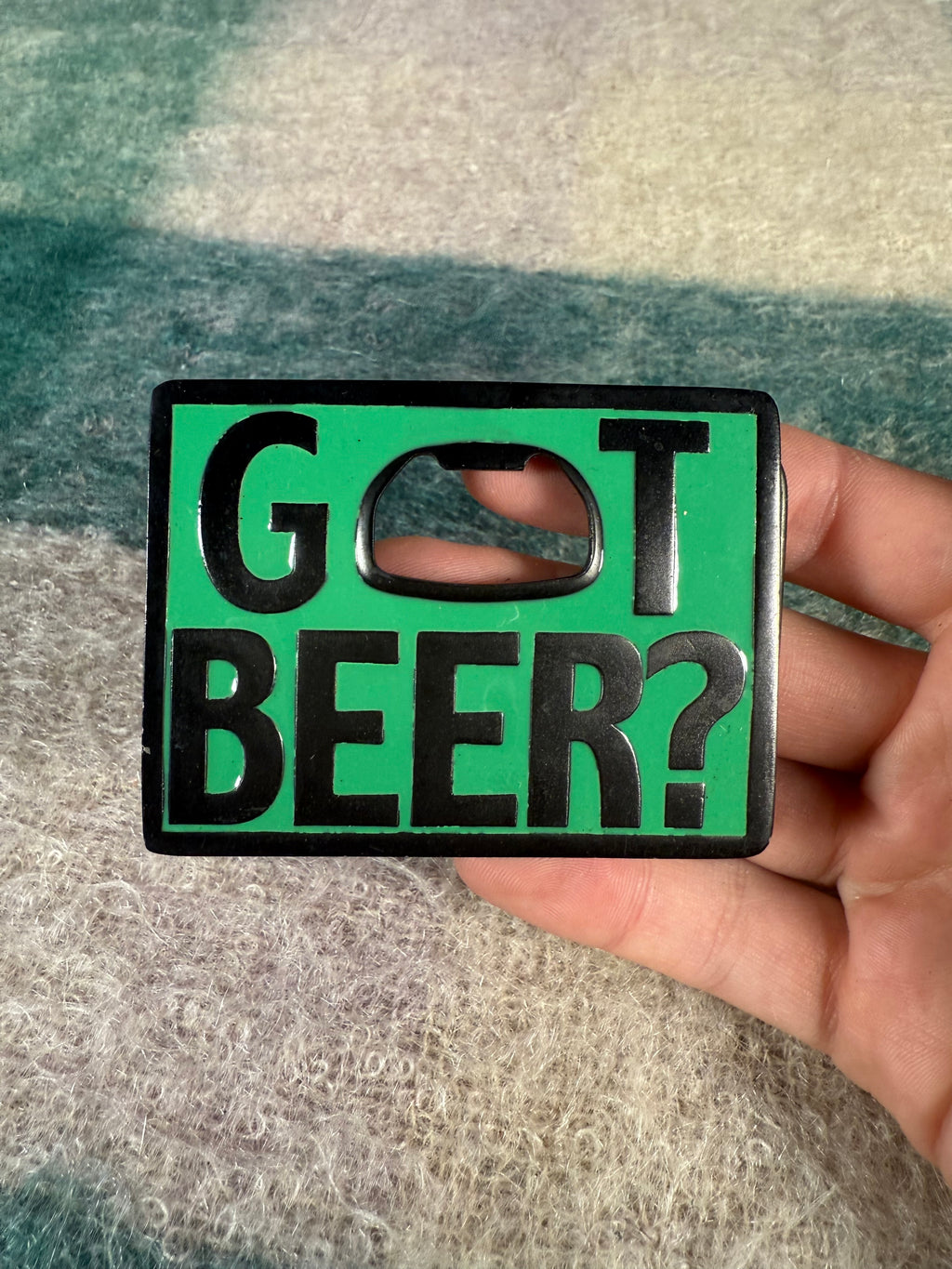2000s Got Beer? Bottle Opener Belt Buckle