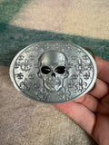 2000s Skull Pattern Belt Buckle