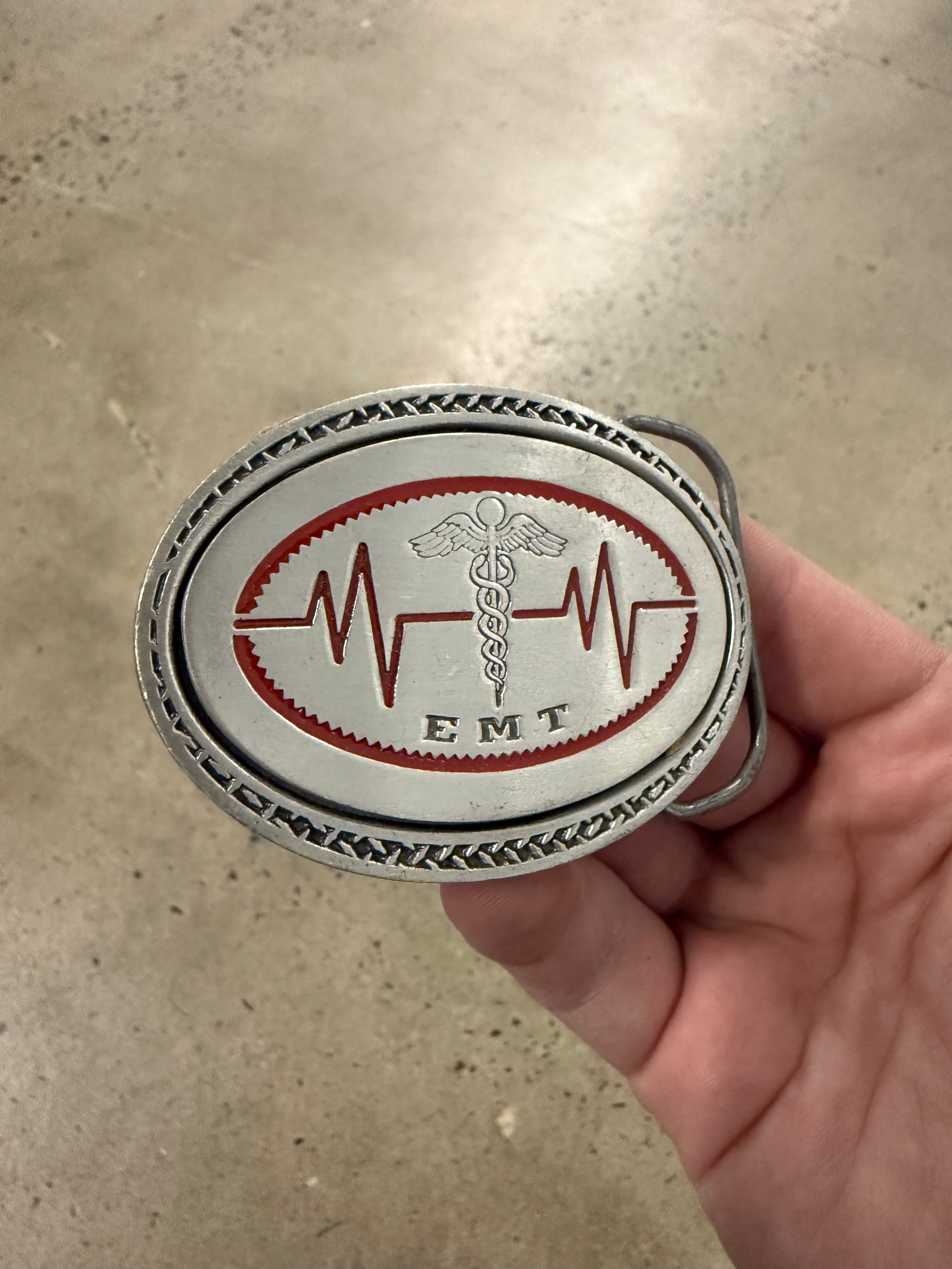 Vintage EMT Belt Buckle