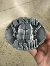 Load image into Gallery viewer, 2000s Kiss My Ass Belt Buckle
