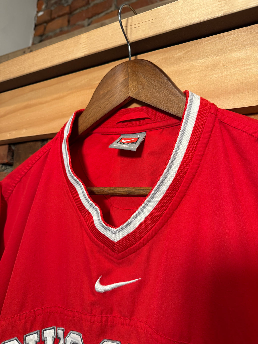 Vintage Nike Ohio State Center Swoosh Windbreaker (L)