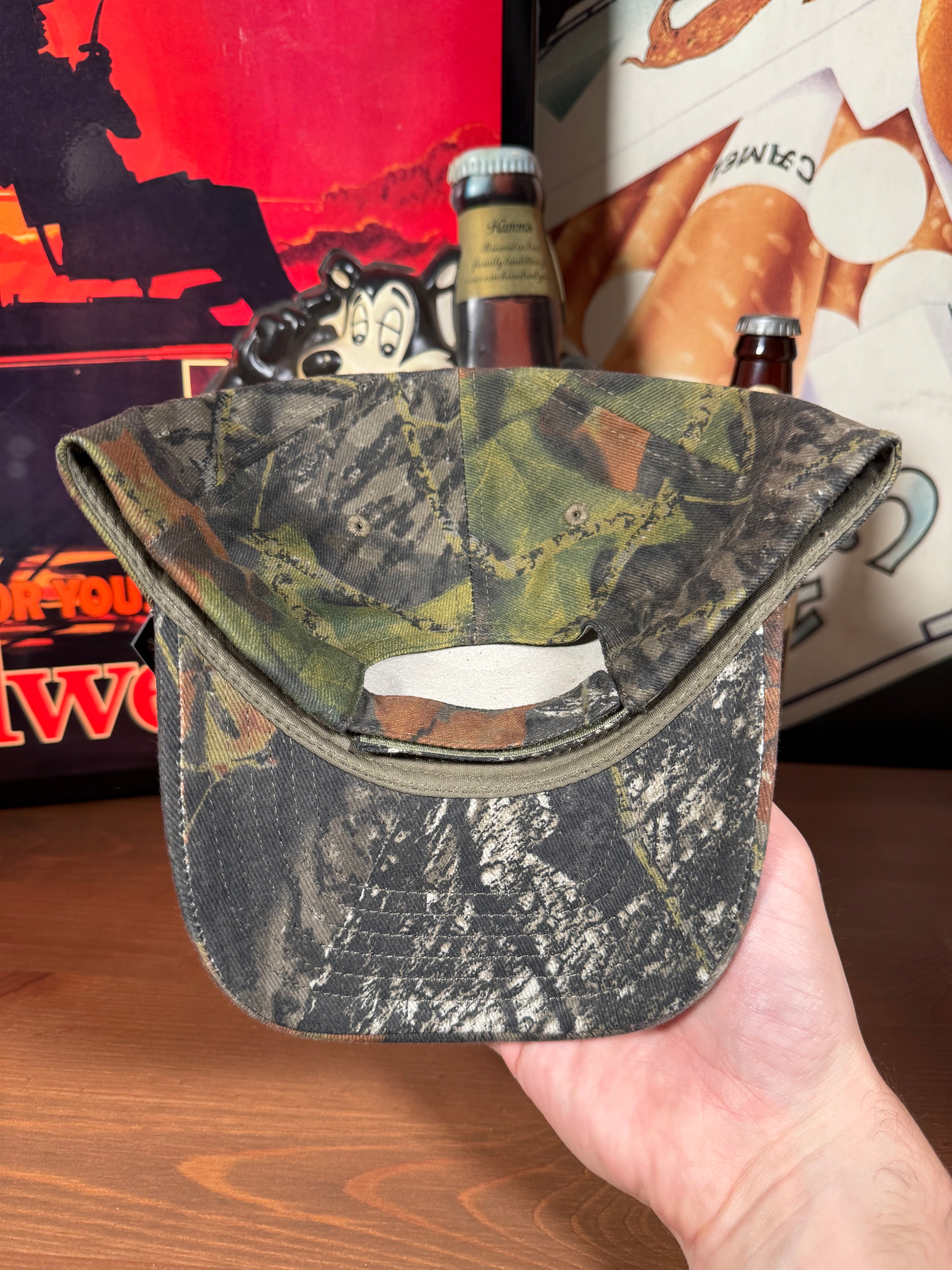 Vintage Crows Seed Mossy Oak Camo K Products Hat