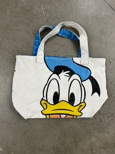 Vintage 90s Donald Duck Double Sided Tote Bag