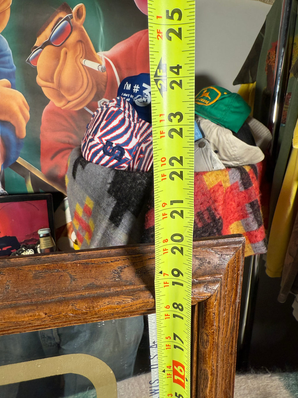 Vintage Pabst Blue Ribbon Bar Mirror (23x20inch)