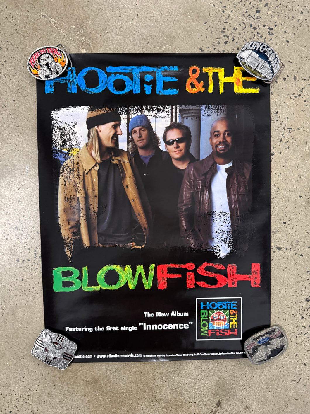 Vintage 2003 Hootie and the Blowfish Album Promo Poster (18x24)