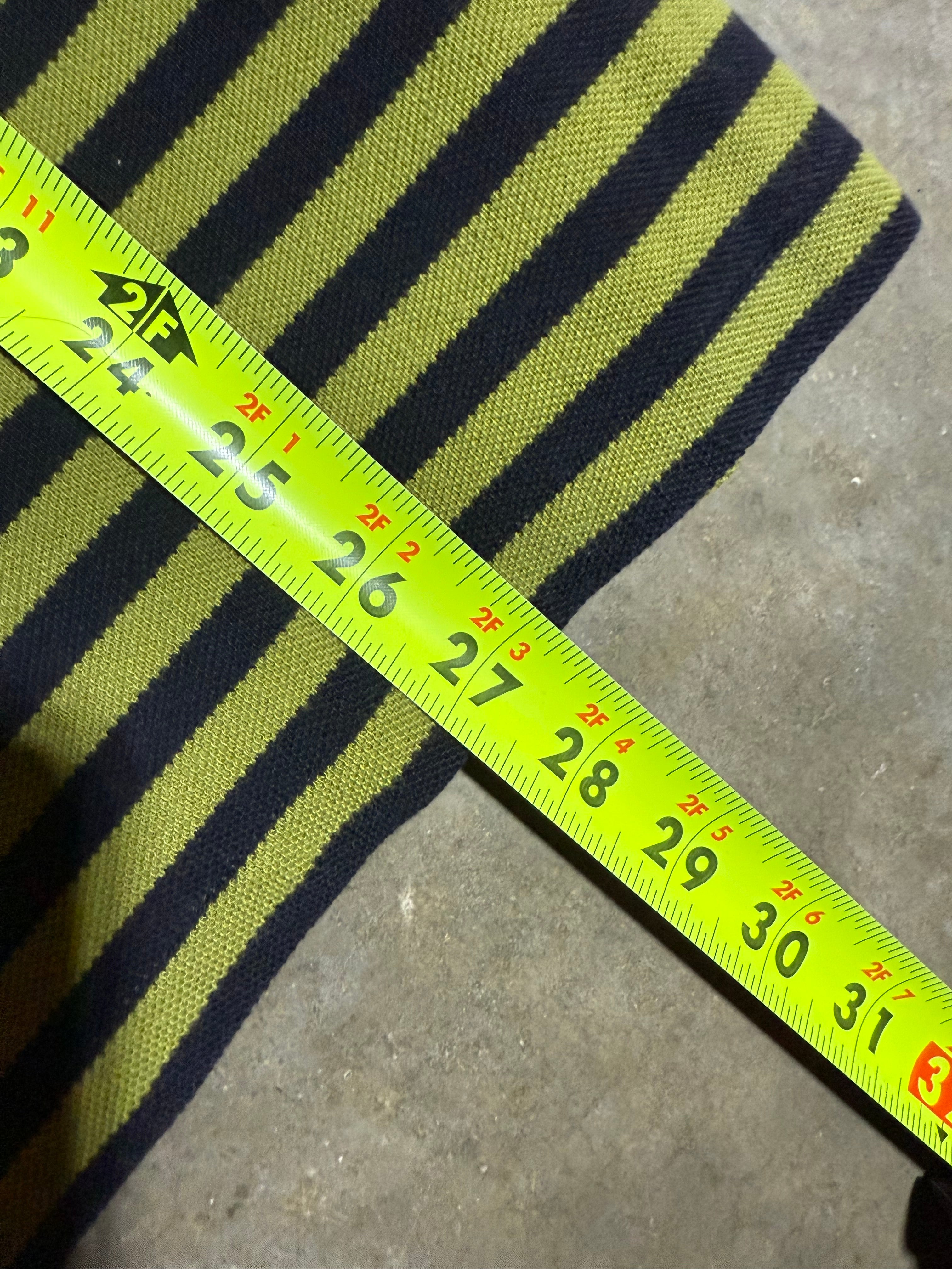 Vintage Aureus Striped Golf Polo (L)