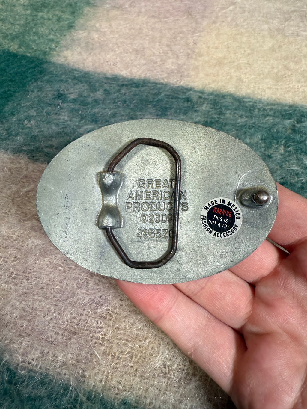 2000s Skull Pattern Belt Buckle