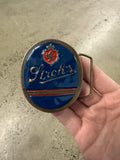 Vintage Strohs Beer Belt Buckle