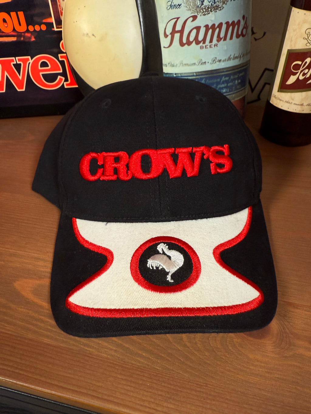 Vintage Y2K Crows Seed Rooster Embroidered Hat