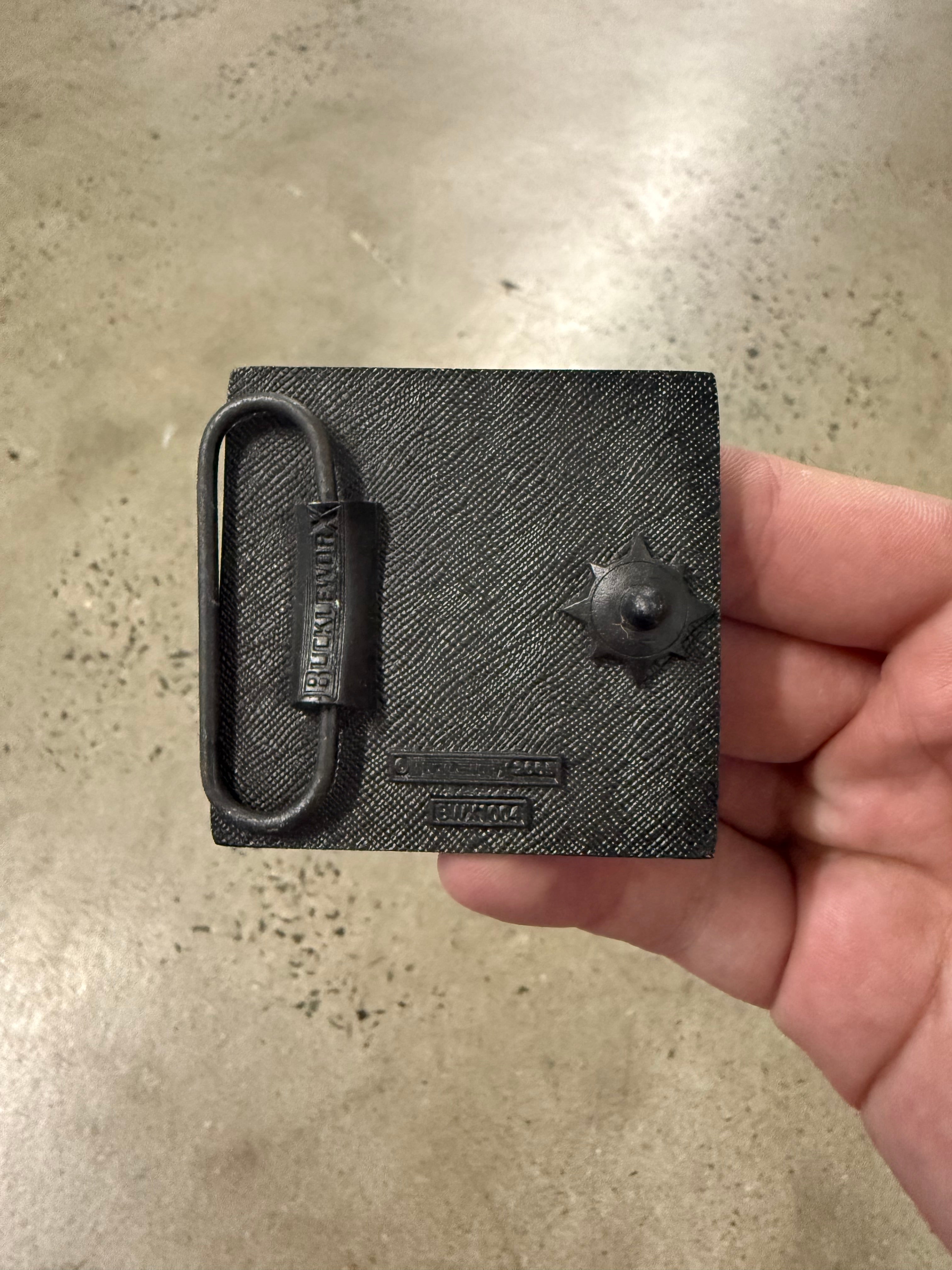 Y2K Danger Hot Belt Buckle