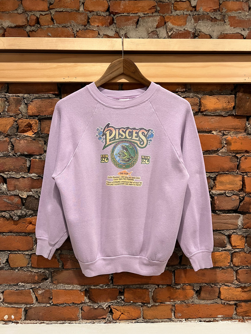 Vintage 80s Pisces Crewneck (WS)