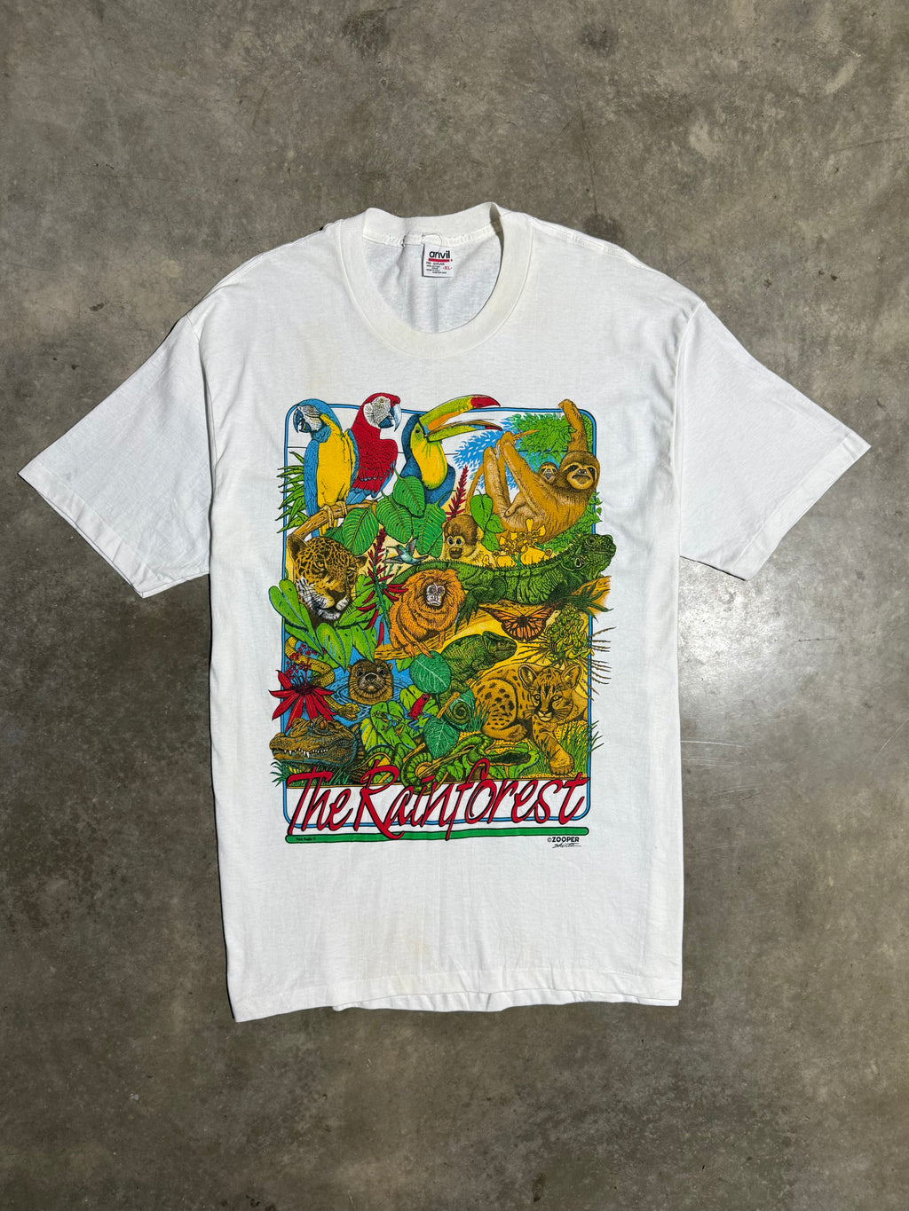 Vintage 90s The Rainforest Tee (XL)