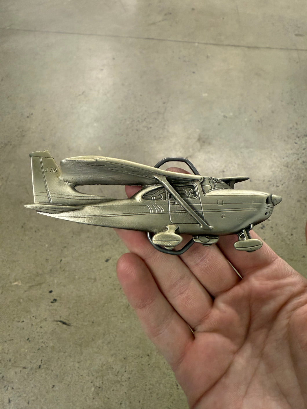 Vintage Plane Belt Buckle