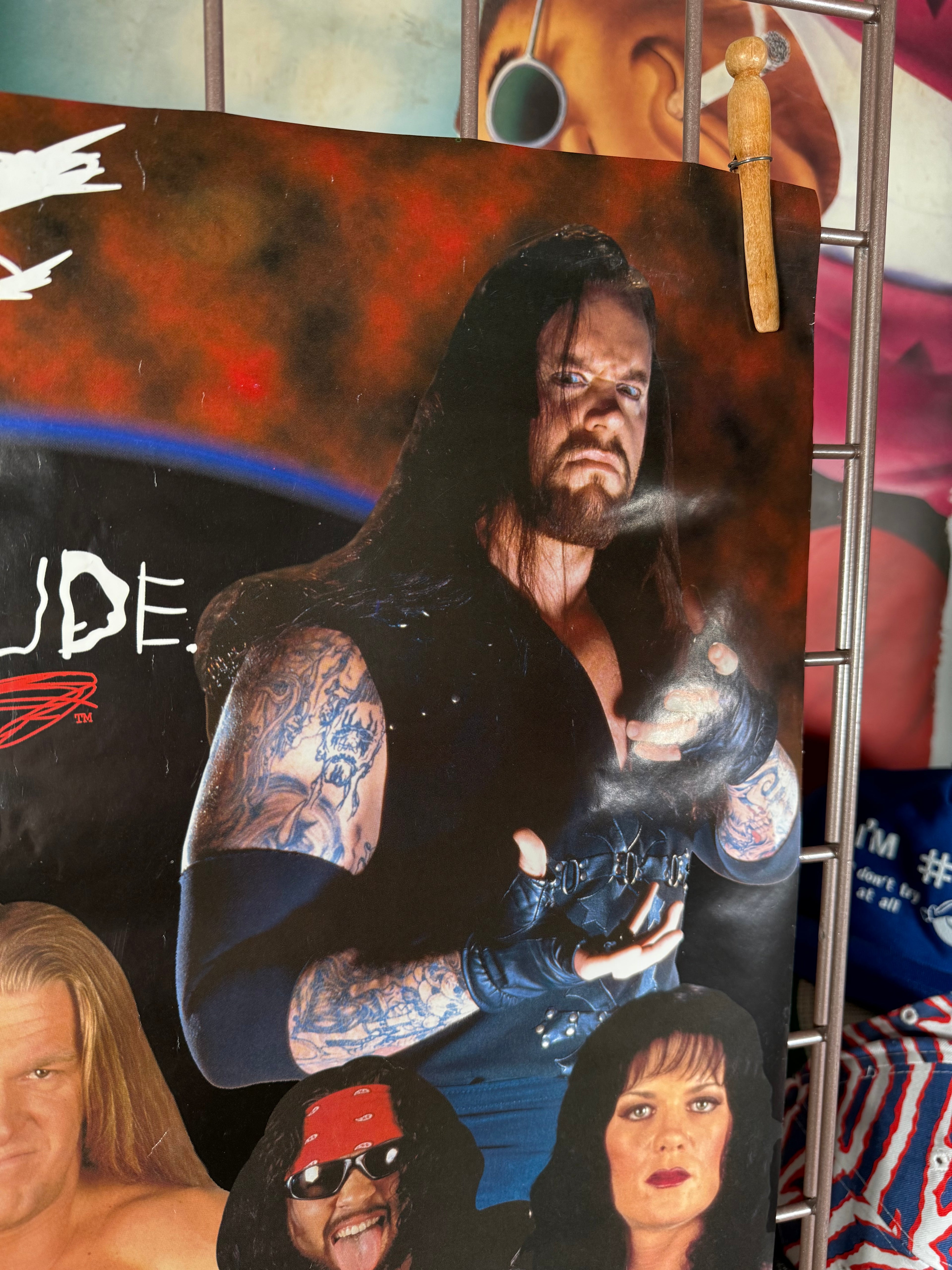 Vintage 1999 WWF Superstars Poster (22x34inch)
