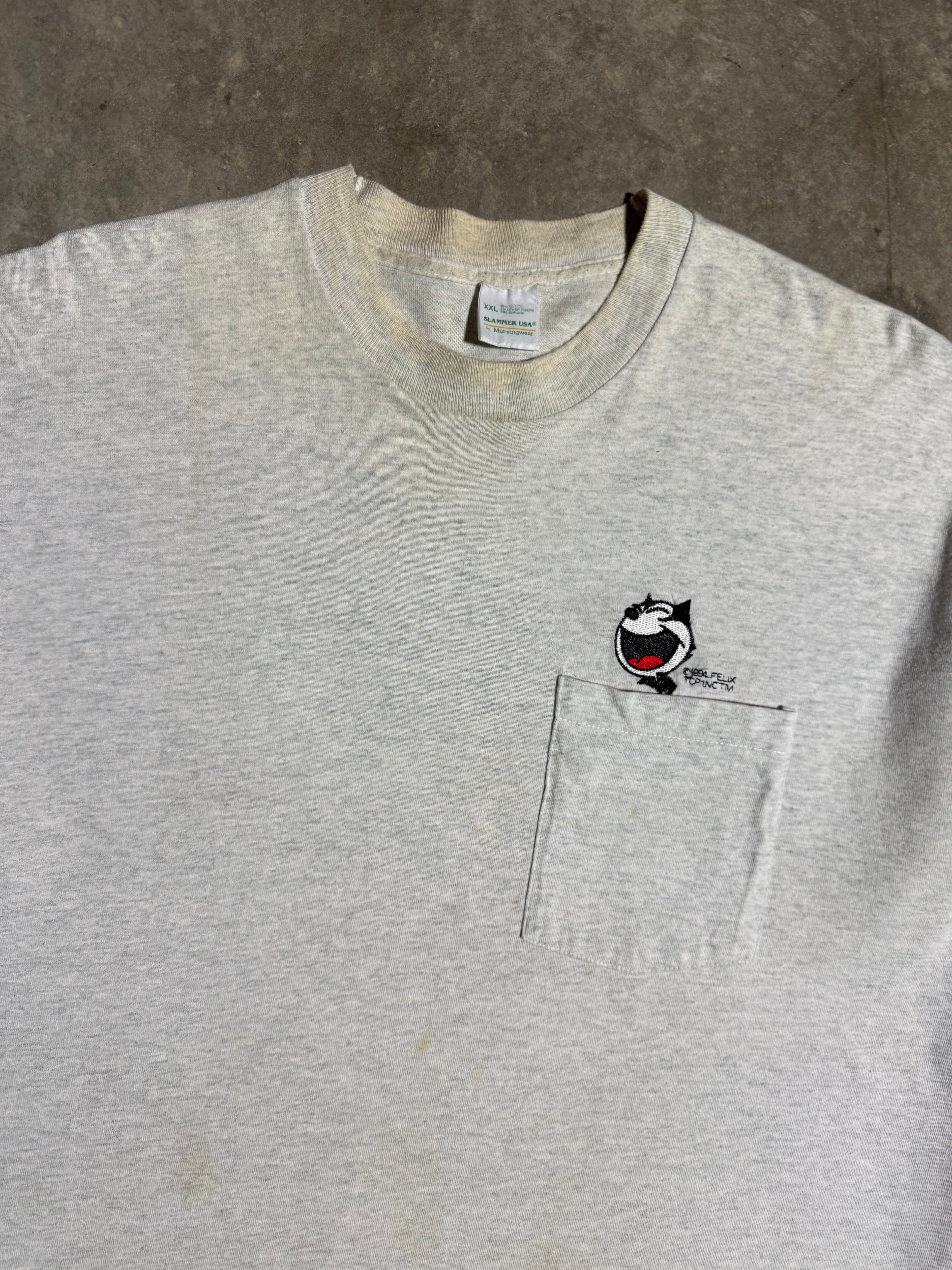 Vintage 1994 Felix The Cat Distressed Shirt (2XL)