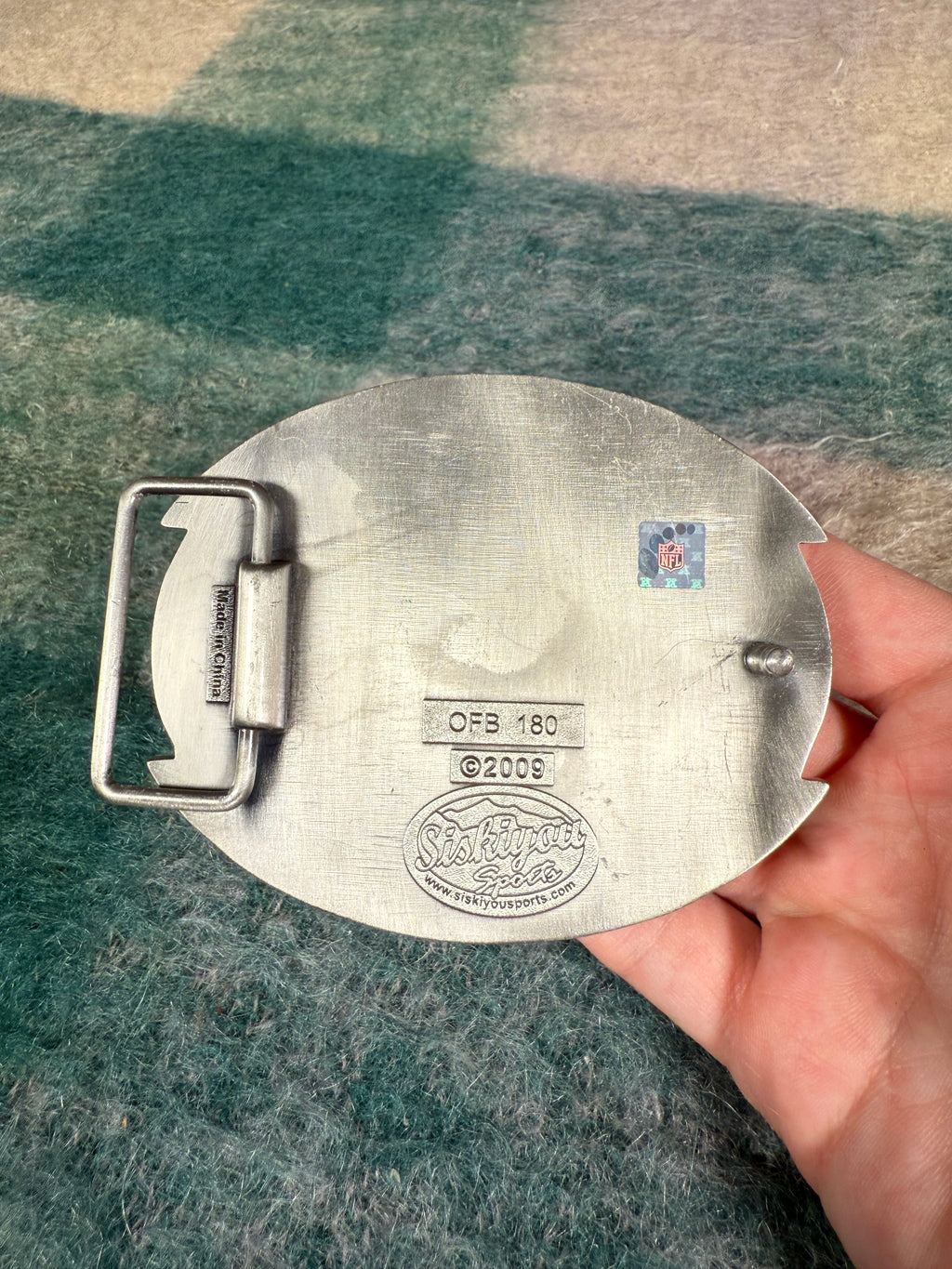 2000s Baltimore Ravens Oversized Belt Buckle