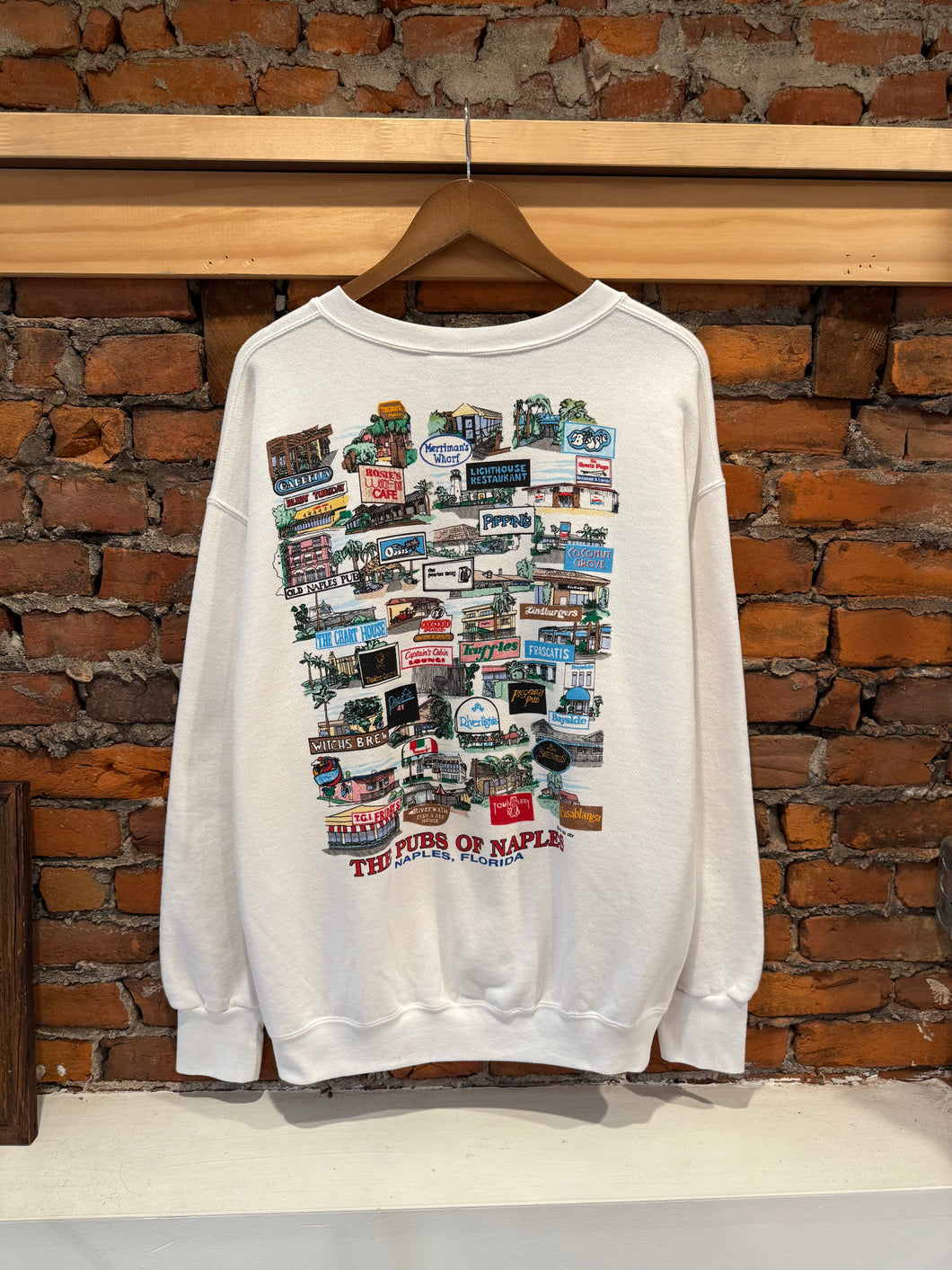 Vintage 1994 Pubs of Naples Crewneck (XL)