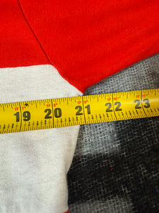 True Vintage Unami Lodge Red and White Tee (L)