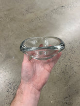 Load image into Gallery viewer, Vintage Heavyweight Glass Triangle Ashtray/Dish
