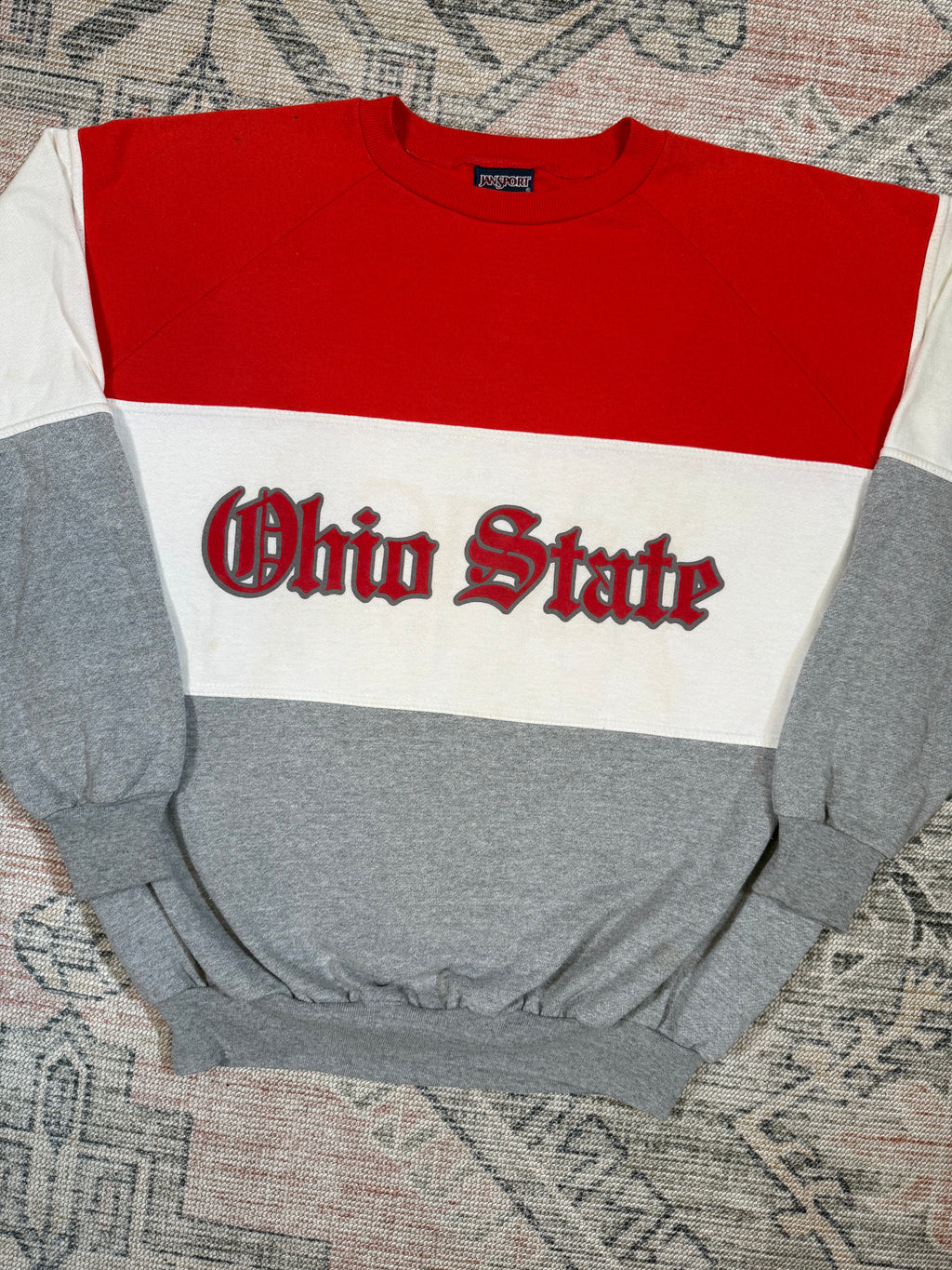 Vintage 80s Ohio State Old English Font Sweatshirt (XL)