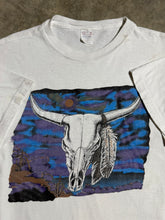 Load image into Gallery viewer, Vintage 90s Cow Skull T-Shirt (L/XL)
