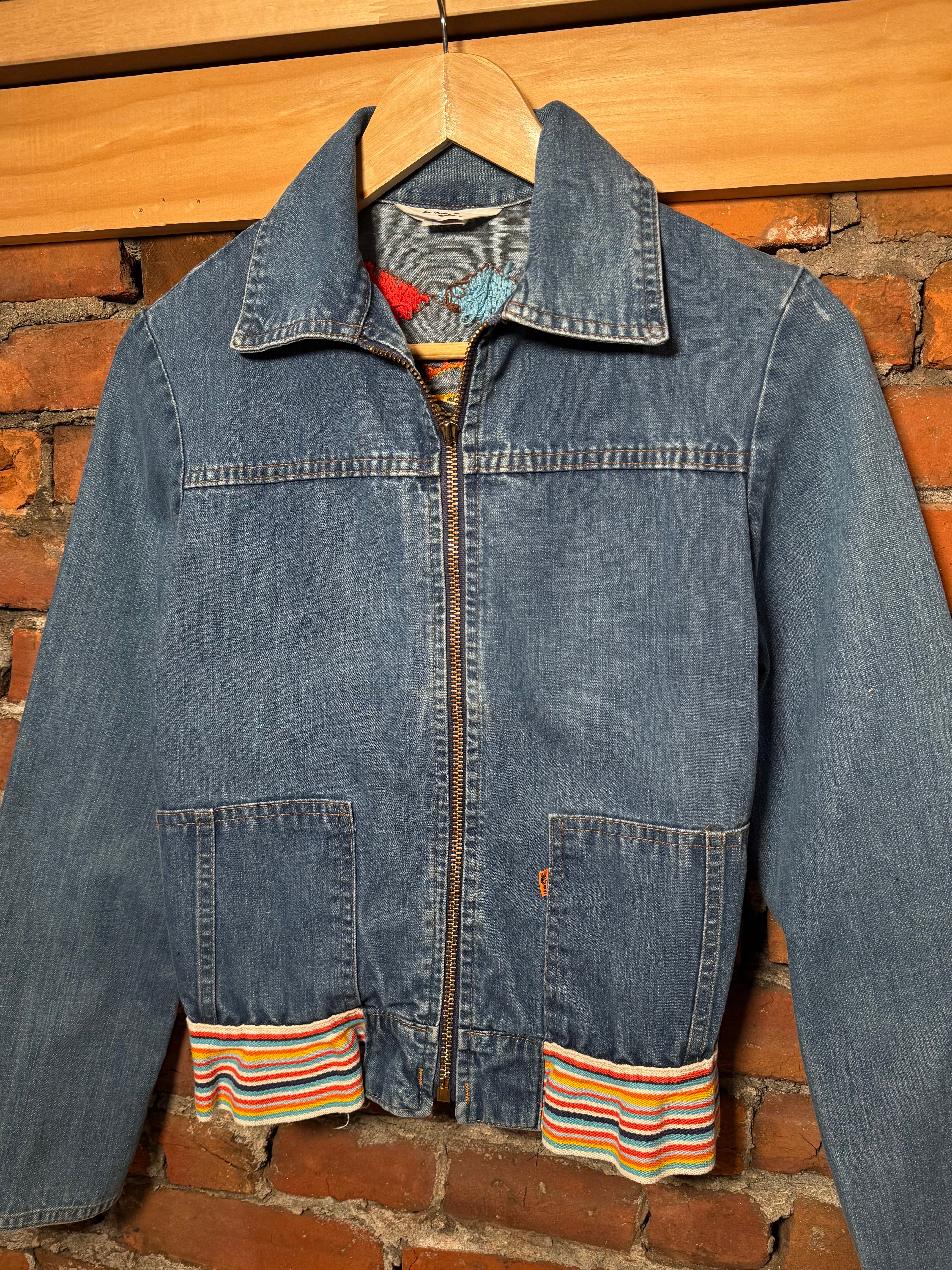 Vintage 70s Levi’s Orange Tab Western Stitched Jean Jacket (WS)(Flaw)