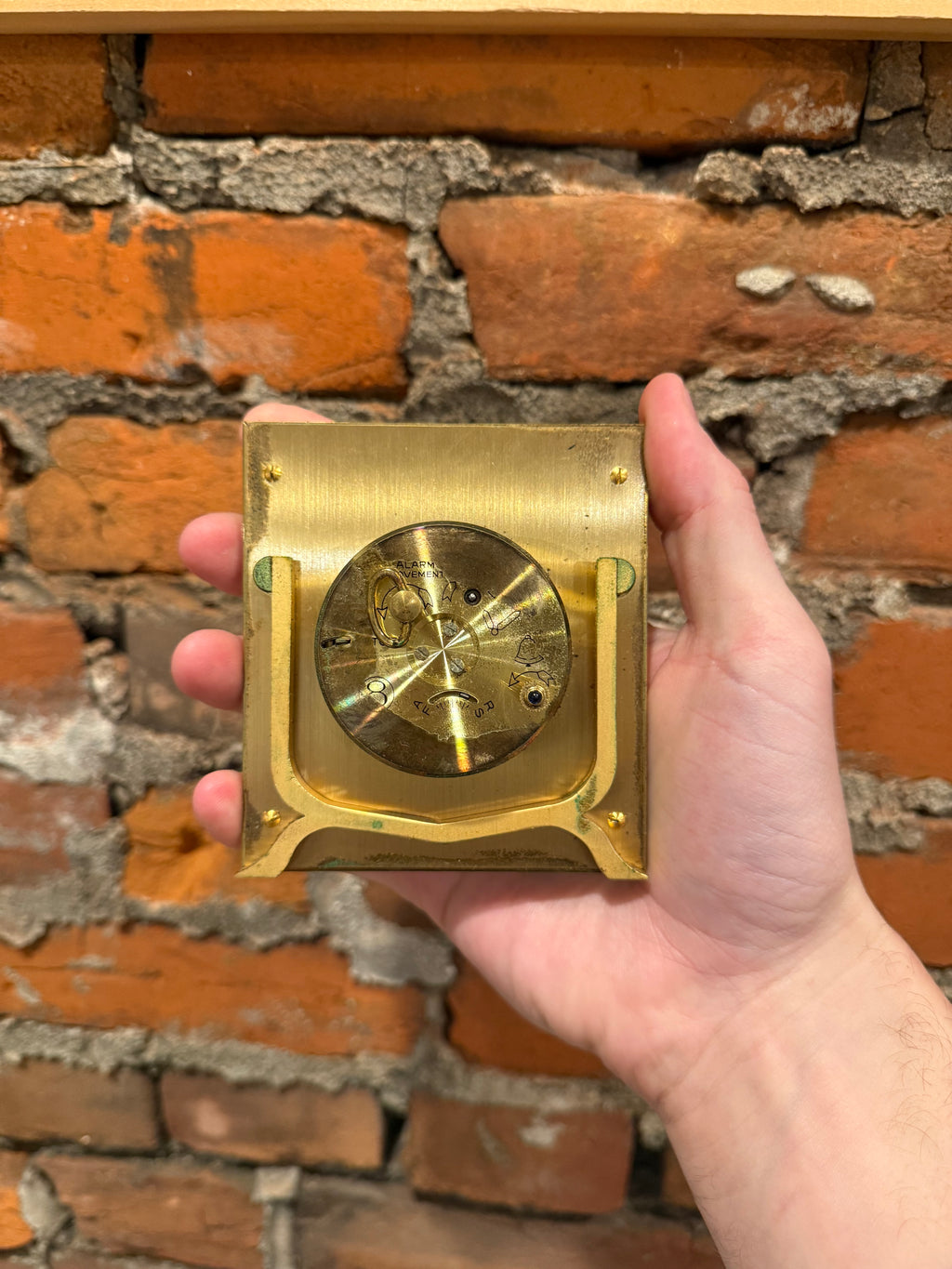 Vintage Gucci Lapis Clock (Needs Refurbished)