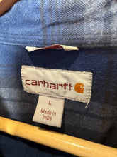 Load image into Gallery viewer, Carhartt Heavyweight Blue Flannel (L)
