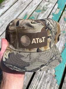 Vintage AT&T Camo Trucker Hat
