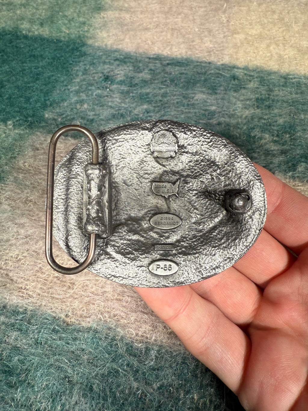 Vintage Rodeo Cowboy Star Belt Buckle