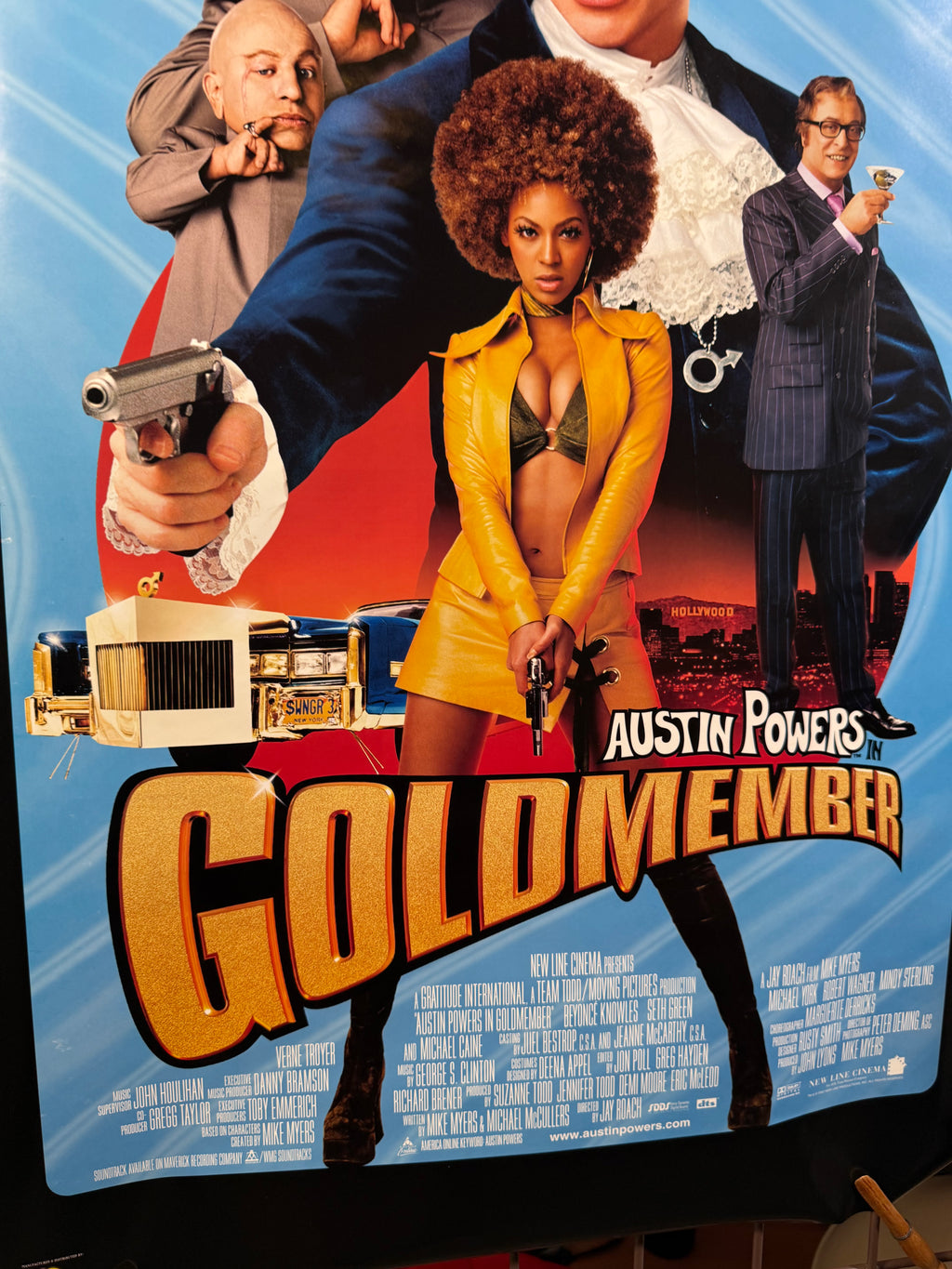 Vintage 2002 Austin Powers Goldmember Movie Poster