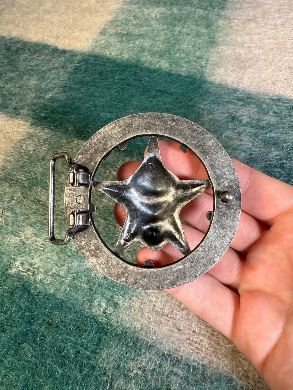Vintage Monster Star Belt Buckle