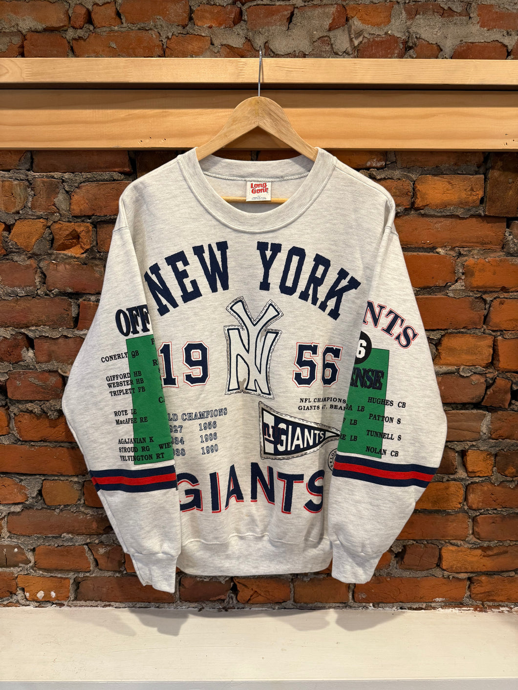 Vintage 1991 New York Giants Long Gone Sweatshirt (L)