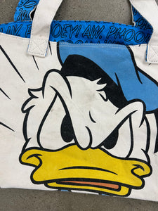 Vintage 90s Donald Duck Double Sided Tote Bag