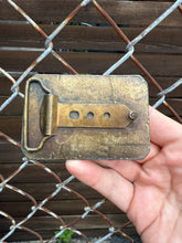 Load image into Gallery viewer, Vintage Keep on Truckin’ Belt Buckle and Rose Belt (32)
