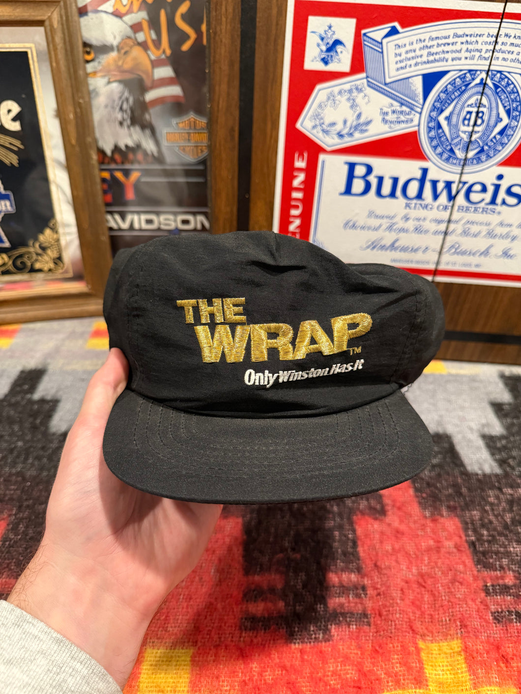 Vintage Cigs The Wrap Black SnapBack