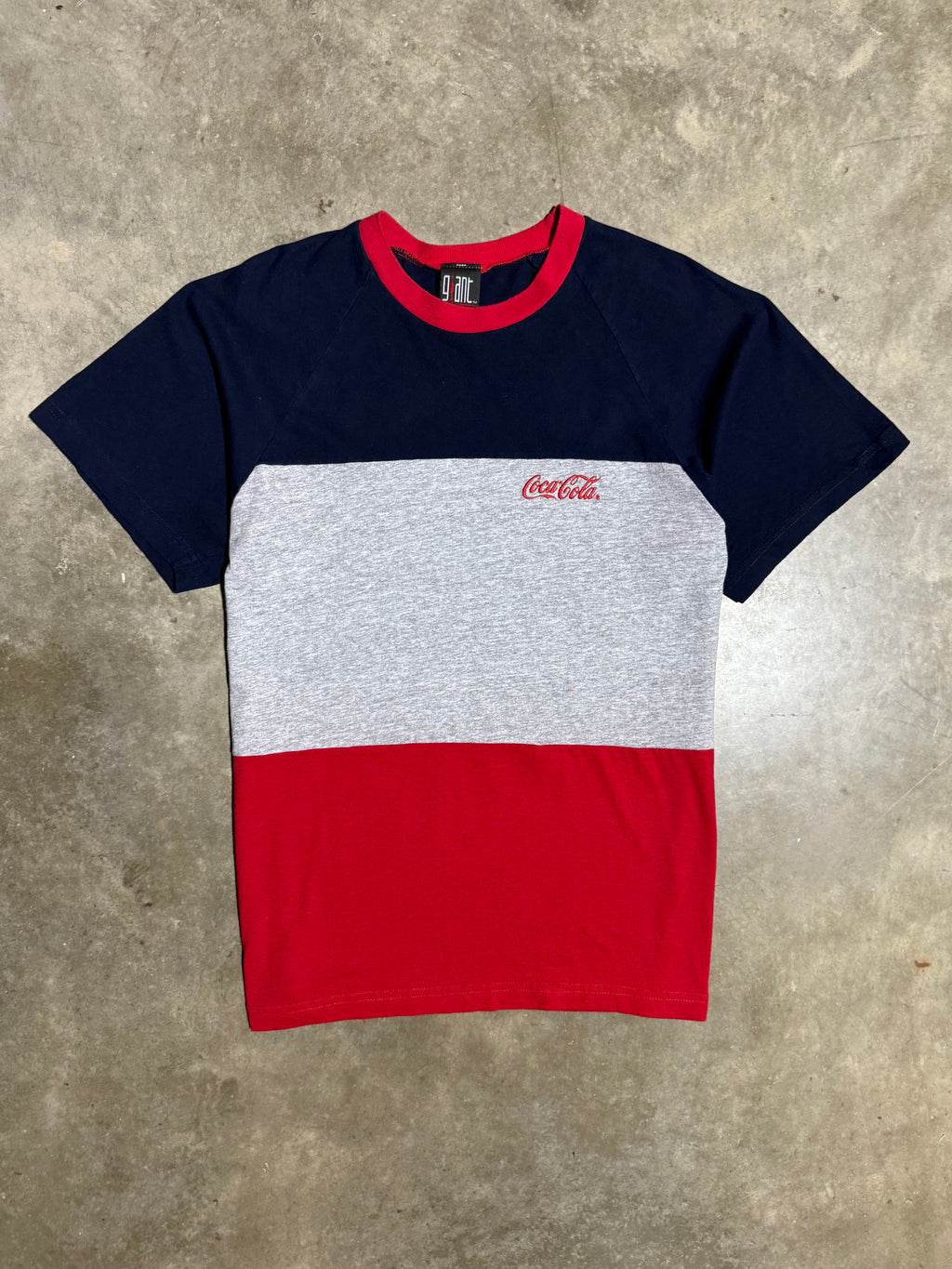 Vintage 90s Coca Cola Red White & Blue T-Shirt (L)