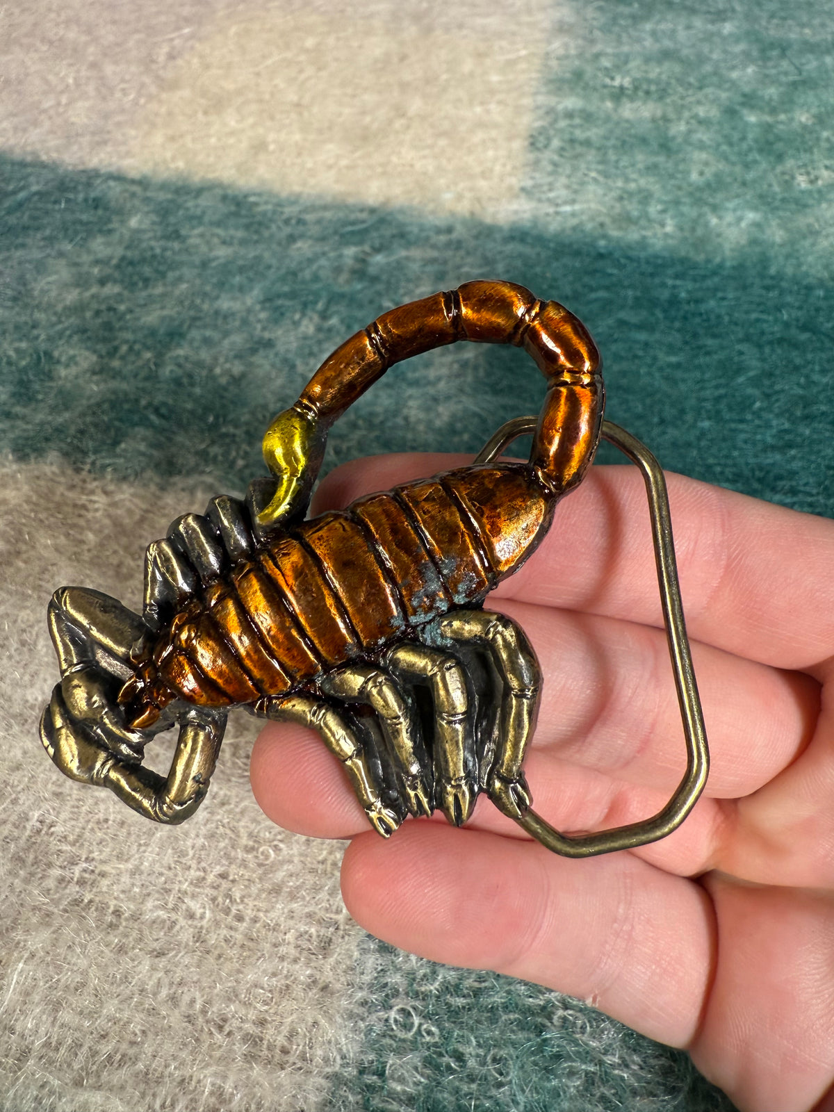 Vintage 3D Scorpion Belt Buckle