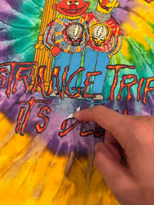 2000s Bert and Ernie What a Long Strange Trip Shirt (M)