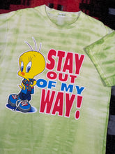 Load image into Gallery viewer, Vintage Dyed Stay Out Of My Way Tweety Shirt (L/XL)
