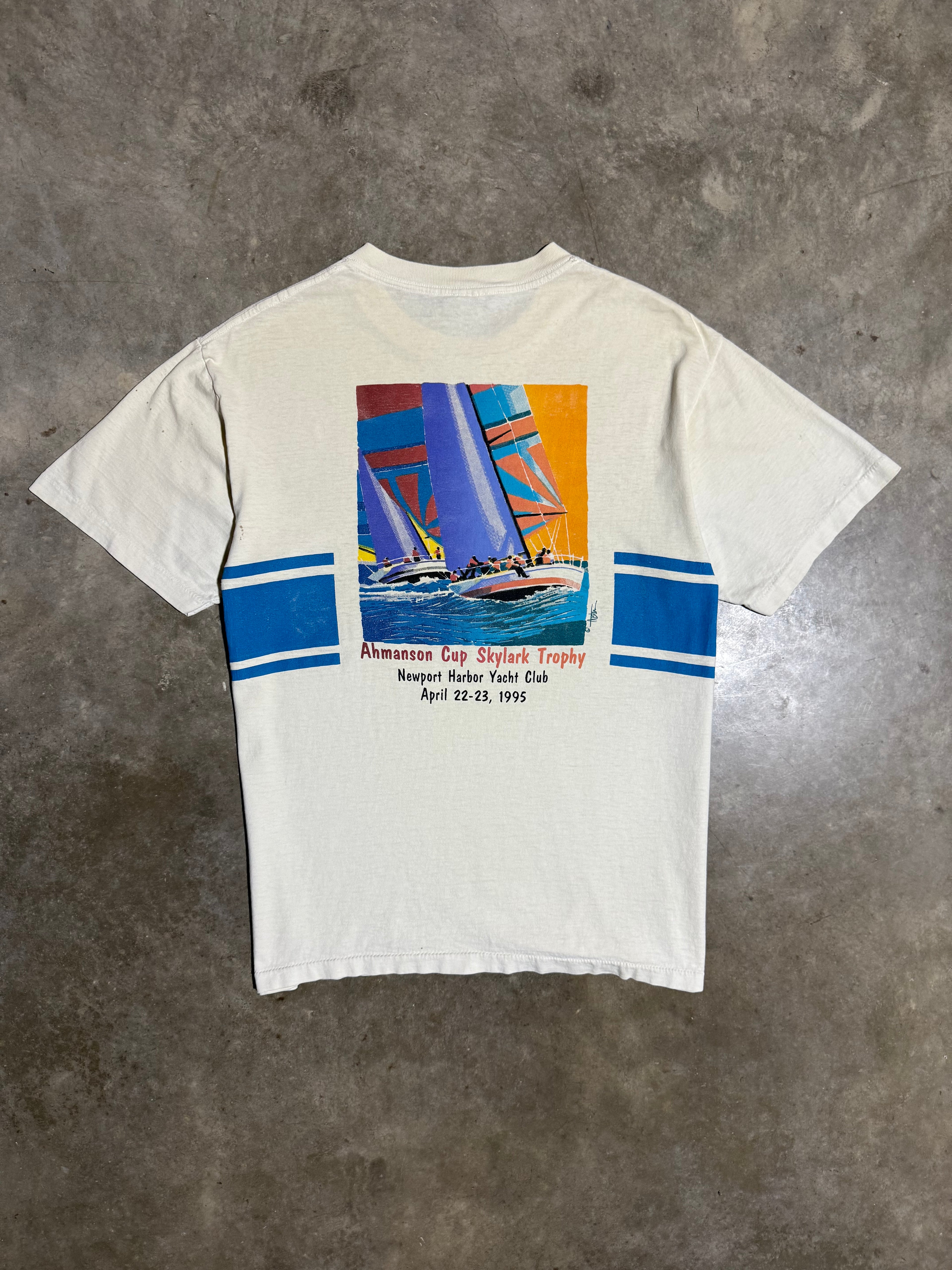 Vintage 1995 Newport Harbor Yacht Club Tee (M/L)