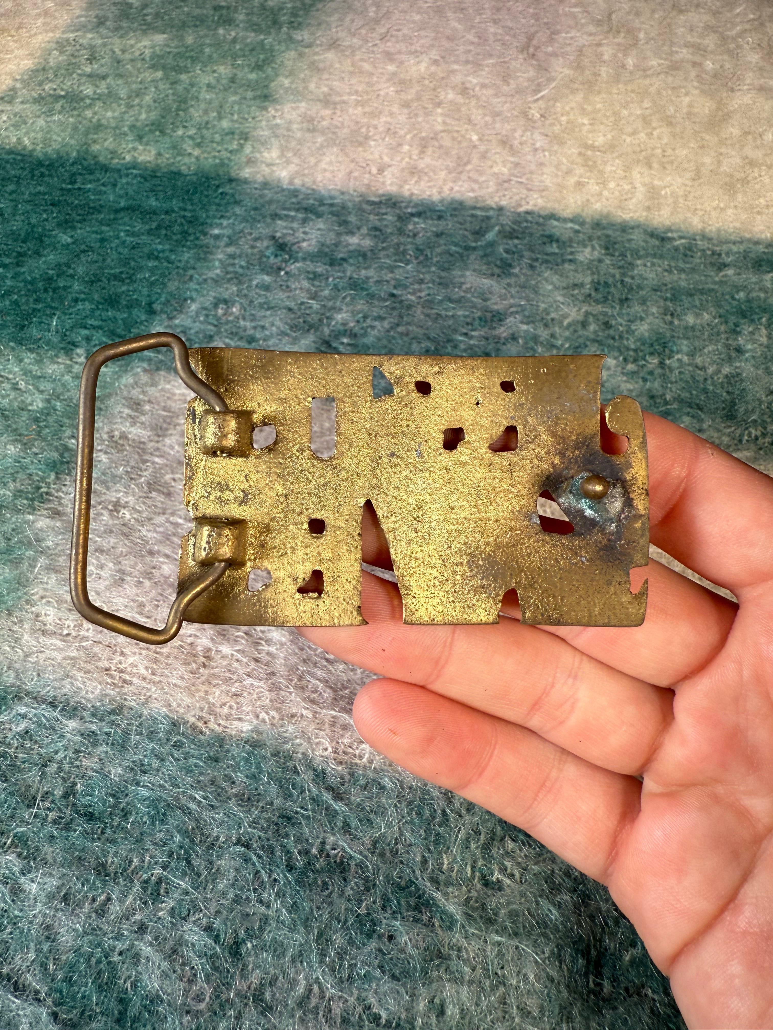 Vintage Jesus Saves Belt Buckle