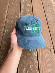 Vintage Embroidered Penn State Denim Hat