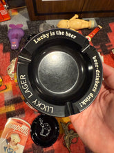 Load image into Gallery viewer, Vintage Lucky Lager Ashtray
