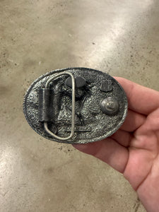 Vintage Jumping Buck Belt Buckle